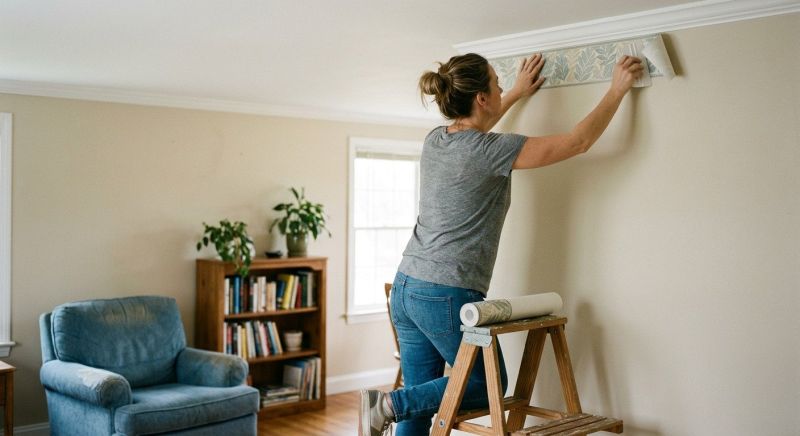 Bedroom Wallpaper Installation in Alpharetta, GA