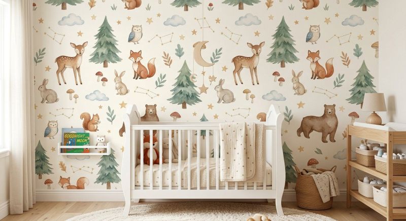 Nursery Wallpaper Installation in Alpharetta, GA