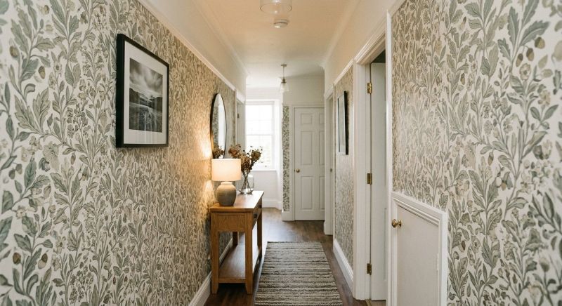 Hallway Wallpaper Installation in Alpharetta, GA