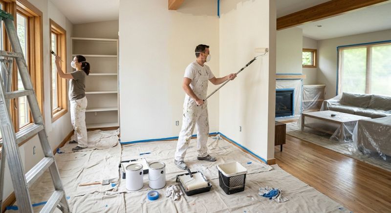Interior Trim Painting in Wilmington, NC