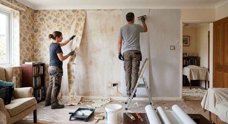 Kitchen Wallpaper Installation in Denver, CO