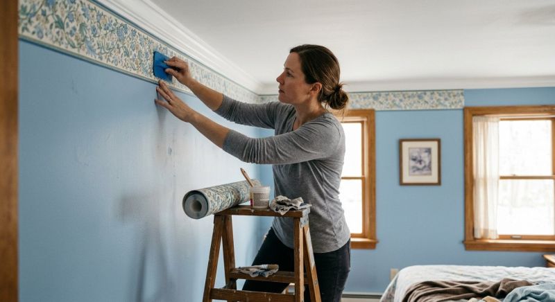 Wallpaper Border Installation in Overland Park, KS