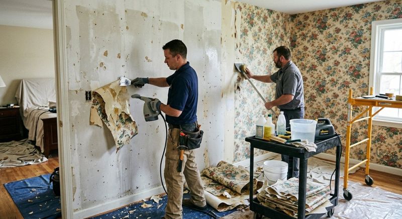 Wallpaper Removal Service in Overland Park, KS