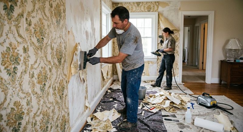 Wallpaper Stripping in Sacramento, CA