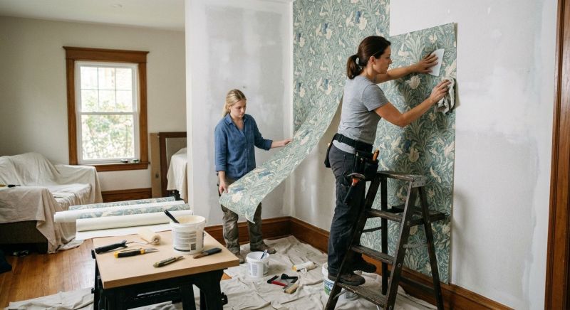 Wallpapering Service in Roswell, GA